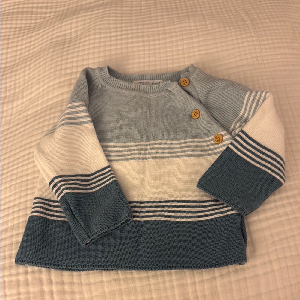 Feltman Bro’s Striped Blue and White Kids Sweater